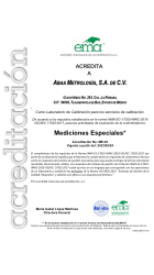 laboratorio acreditado mediciones especiales